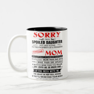 甘やかされた娘 ツートーンマグカップ