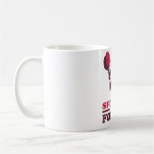 甘やかすことが恋の分裂につながる コーヒーマグカップ (左)