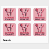 甘やかすことが恋の分裂につながる スクエアシール (シート)