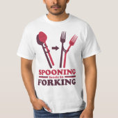 甘やかすことが恋の分裂につながる Tシャツ (正面)