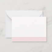 甘エレガントいエンドウの花 – ありがパーソナライズされたとう ノートカード (裏面)