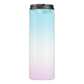 甘エレガントいカラフルグラディエントグリッター タンブラー (裏面)