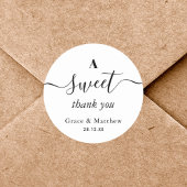 甘エレガントい感謝結婚式の引き出物 ラウンドシール