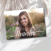 甘エレガントい16両面フォト誕生日ありがとう サンキューカード