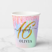 甘エレガントい16杯16紙 紙コップ (正面)