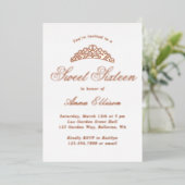 甘エレガントフォーマルい16 箔招待状 (立ち正面)