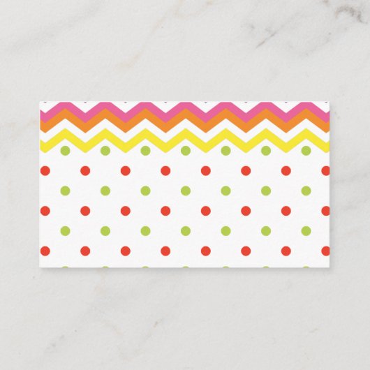 甘カラフルいお菓子ベビーシャワーおむつラッフル エンクロージャーカード (裏面)