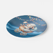 甘カラフルい小さなランプ赤ちゃんシャワーパーティー ペーパープレート (アングル)