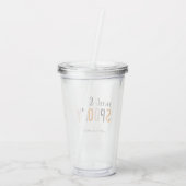 甘カラフルく不気味 |ハッピーハローウィン アクリルタンブラー (裏面)