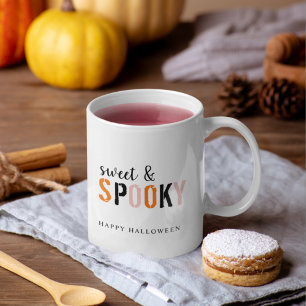 甘カラフルく不気味 ハッピーハローウィン コーヒーマグカップ
