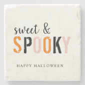 甘カラフルく不気味 |ハッピーハローウィン ストーンコースター (正面)