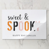 甘カラフルく不気味 |ハッピーハローウィン ペーパーパッド (折り畳み)