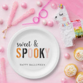 甘カラフルく不気味 |ハッピーハローウィン ペーパープレート (パーティー)