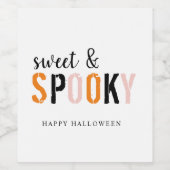 甘カラフルく不気味 |ハッピーハローウィン ワインラベル (シングルラベル)