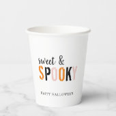 甘カラフルく不気味 |ハッピーハローウィン 紙コップ (裏面)