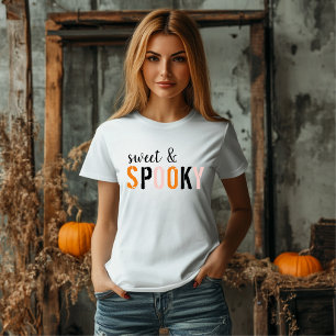 甘カラフルく不気味 ハッピーハローウィン Tシャツ