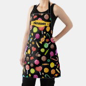 甘カラフル菓子の詰め合わせ模様 エプロン (インサイチュ)