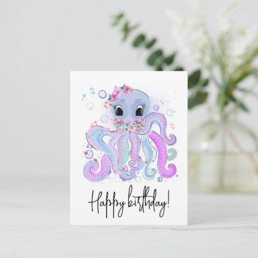 甘カラフル ポストカード (スタンド正面)