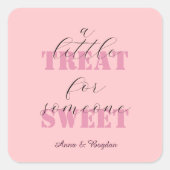 甘クールいバレンタイン スクエアシール (正面)