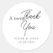 甘サンキューい ラウンドシール (正面)