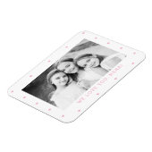 甘ハート編集可能カラーカスタムマグネット マグネット (左側)