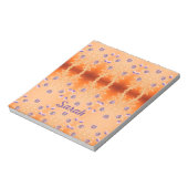 甘パターン（の模様が）あるメモ帳 ノートパッド (回転)