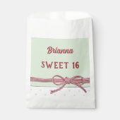 甘パーソナライズされたい16バウ水玉模様 フェイバーバッグ (正面)