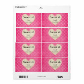 甘パーソナライズされたい16ラベルテンプレート ラベル (フルシート)