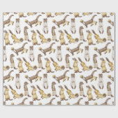 甘ファンシーいイタチ ラッピングペーパー (フラット)