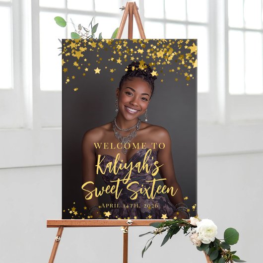 甘モダンい16パーティー写真ようこそ ポスター