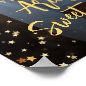 甘モダンい16パーティー写真ウェルカムサイン ポスター (角)