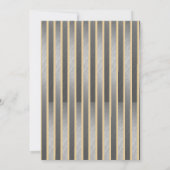 甘モダンい16フォト招待状銀金ゴールドグリッター 招待状 (裏面)