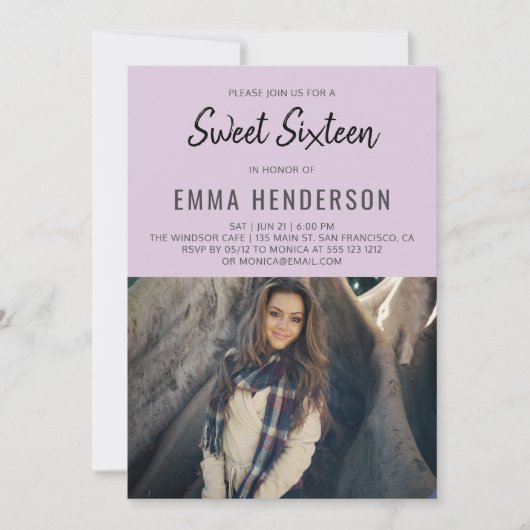 甘モダンい16枚 招待状 (正面)