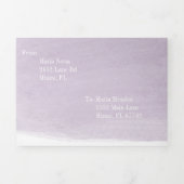 甘モダンい16水彩画の写真 三つ折り招待状 (カバー)