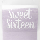 甘モダンい16水彩画の写真 三つ折り招待状 (内部最初)