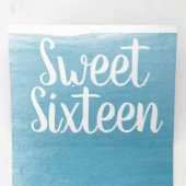 甘モダンい16水彩画の写真 三つ折り招待状 (内部最初)