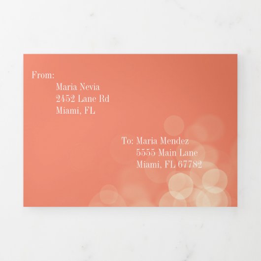 甘モダンい16《写真》ぼけ味ライト写真 三つ折り招待状 (カバー)