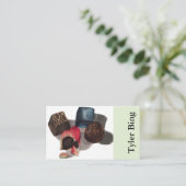 甘党、チョコレート芸術の名刺 名刺 (スタンド正面)