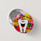 甘党Pin 缶バッジ (正面&裏面)