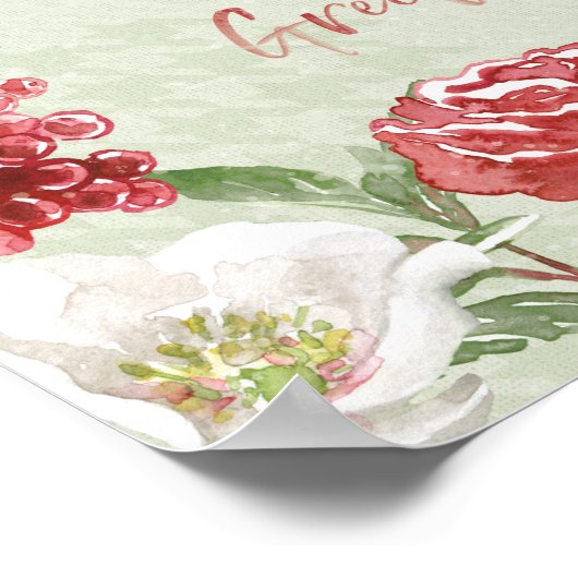 甘冬の挨拶 ポスター (角)