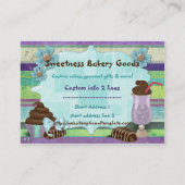 甘味ベーカリーグッズビーガンベーカリーダイナー 名刺 (正面)