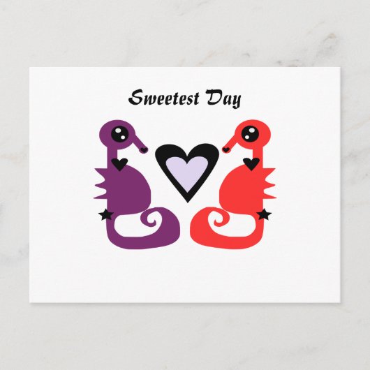甘味料の日の乗馬 ポストカード (正面)