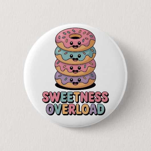 甘味過負荷 | ドーナツキッズ 缶バッジ (正面)