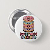 甘味過負荷 | ドーナツキッズ 缶バッジ (正面&裏面)