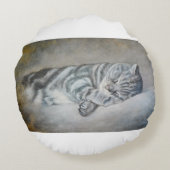 甘寝猫枕 ラウンドクッション (裏面)