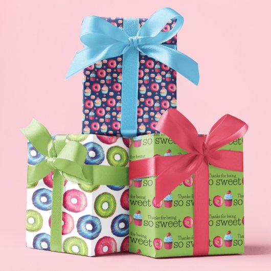 甘感謝していい包み紙のために ラッピングペーパーシート