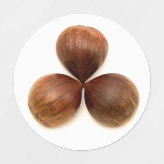 甘栗 ラベル (デザイン2)