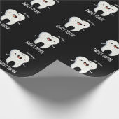 甘歯歯科おもしろいパンプンダークBG ラッピングペーパー (角)