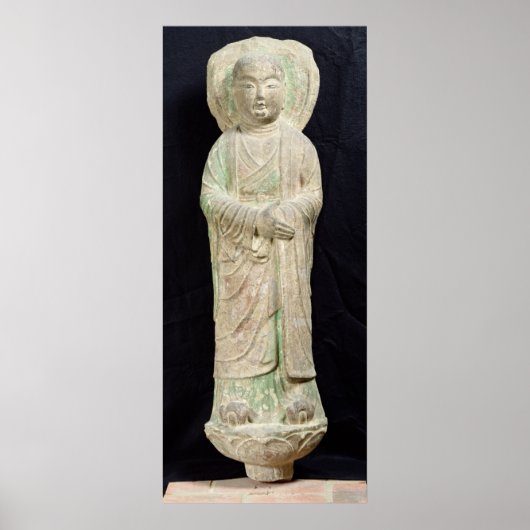 甘粛省敦煌の僧 ポスター (正面)