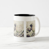 甘素晴らし露メロンファインアートの波 ツートーンマグカップ (正面右)